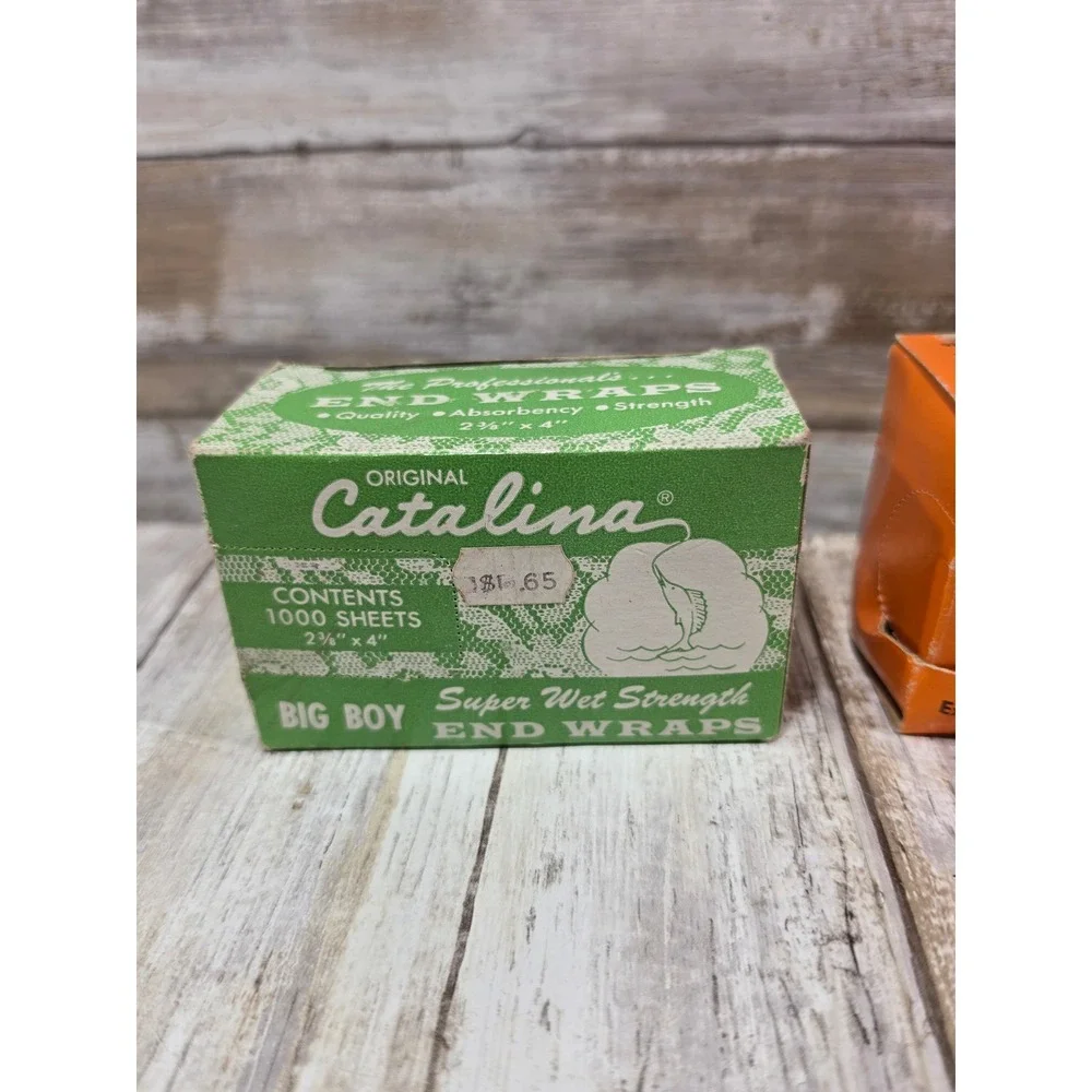 Vintage‎ Catalina Faye Dee Hair End Wraps Professional Salon Styling Lot 2 Box